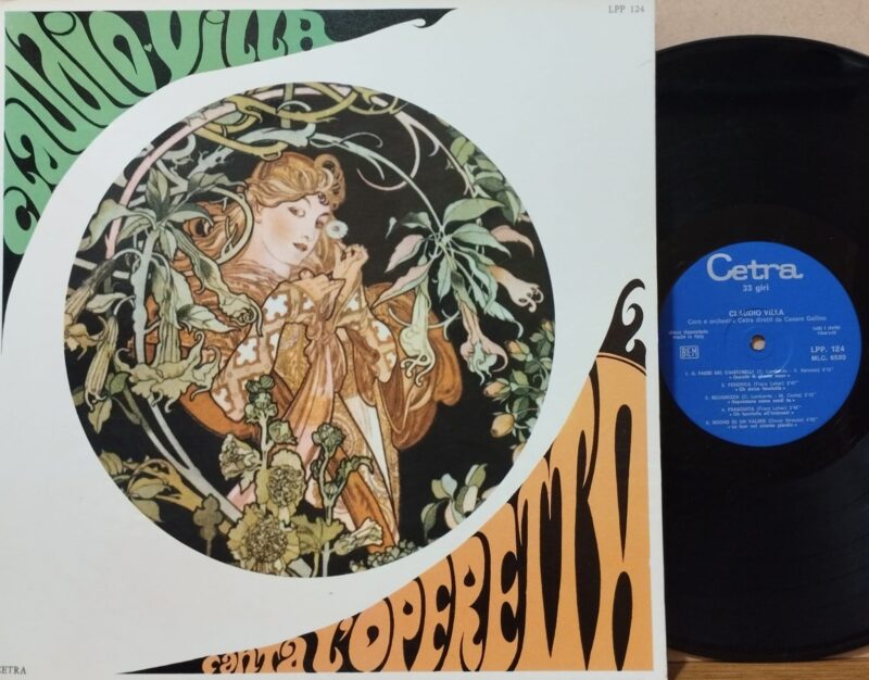 Claudio Villa – Canta L'Operetta Uomini Italiani Lp