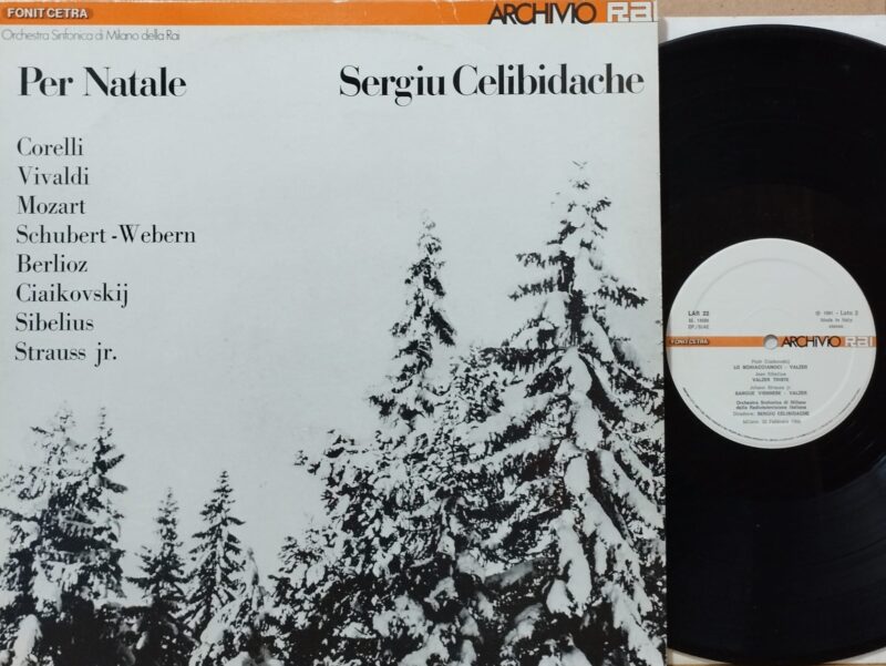 Sergiu Celibidache, Orchestra Sinfonica Di Milano Della Rai – Per Natale Musica Classica Lp