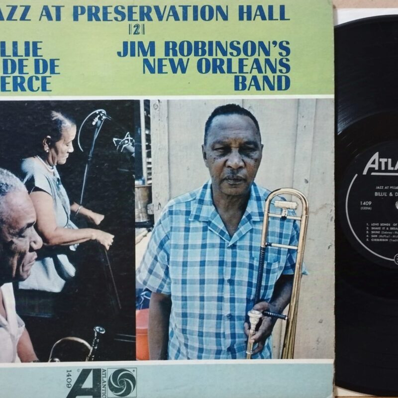 Billie & De De Pierce / Jim Robinson's New Orleans Band – Jazz At Preservation Hall 2 jazz lp