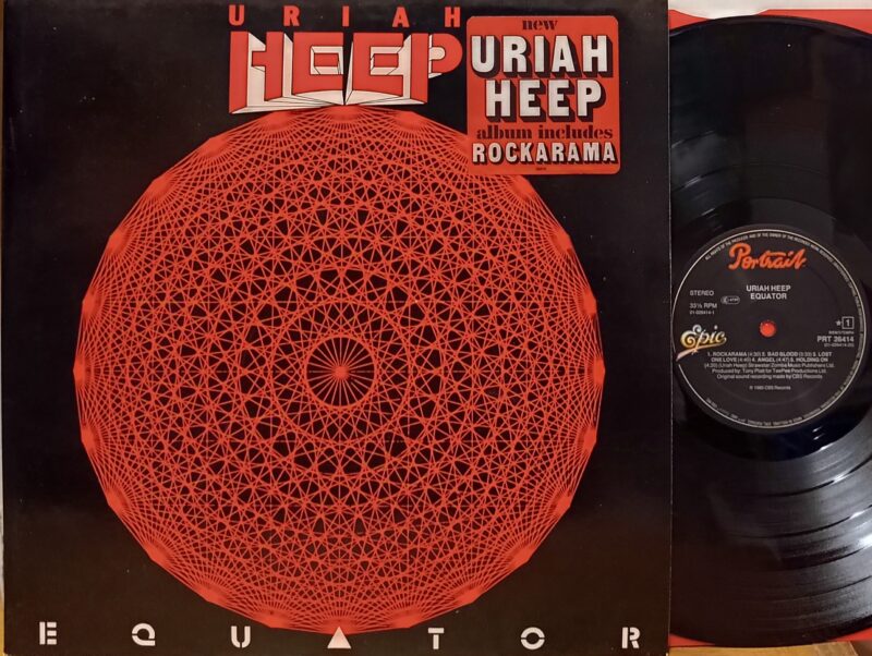 Uriah Heep Equator - 1°St Eu Band Rock Progressive Lp