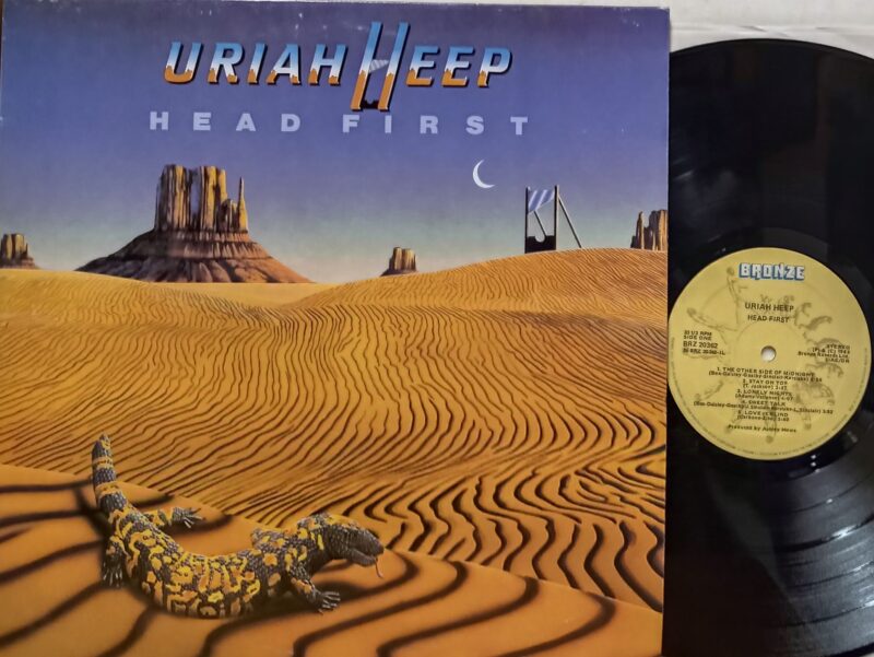 Uriah Heep Head First - 1°St Italy Band Rock Progressive Lp