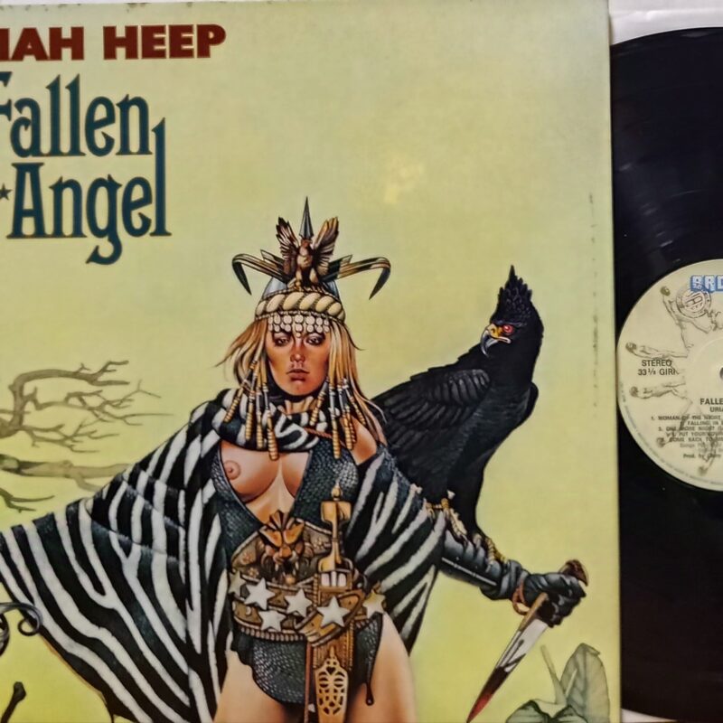 URIAH HEEP FALLEN ANGEL - 1°st ITALY BAND ROCK PROGRESSIVE LP