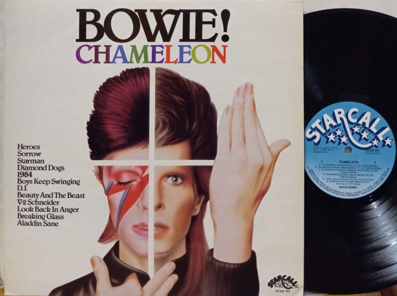 David Bowie Chameleon - 1° St Australia Uomini Rock Lp