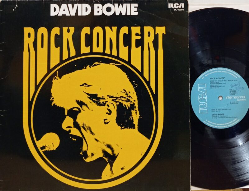 David Bowie Rock Concert - 1°St Eu Uomini Rock Lp