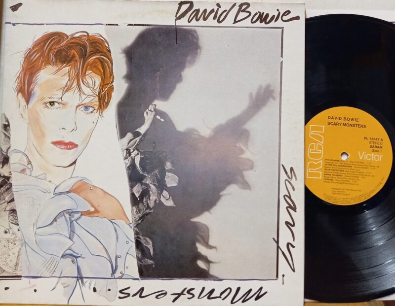 DAVID BOWIE SCARY MONTERS - 1°st BELGIO UOMINI ROCK LP