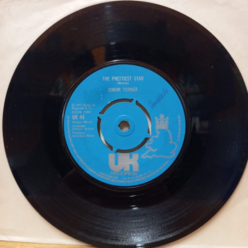 IMON TURNER THE PRETTIEST STAR - 7" UK UOMINI ROCK 45 - 7"