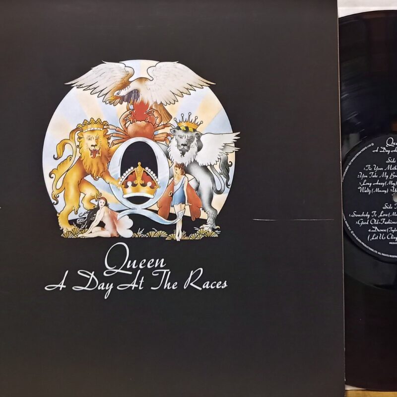 QUEEN A DAY AT THE RACES - REISSUE UK & EUROPE BAND ROCK LP