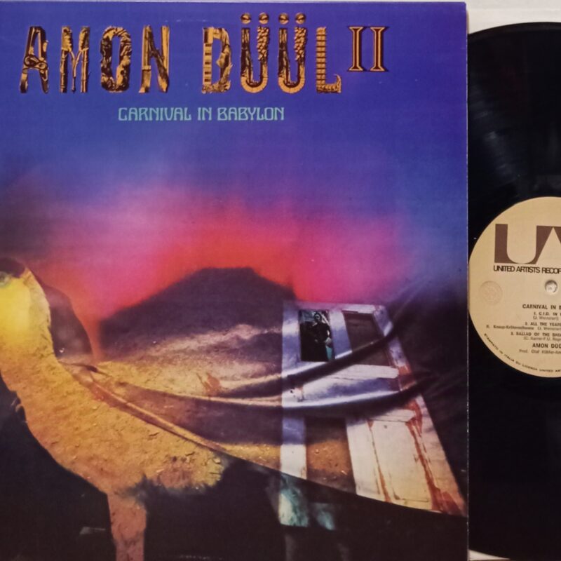 AMON DUUL II CARNIVAL IN BABYLON - 2°nd ITALY BAND ROCK PROGRESSIVE KRAUTROCK LP