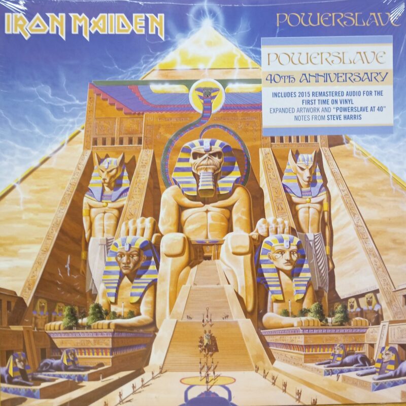 IRON MAIDEN POWERSLAVE - LIMITED US ZOETROPE EDITION VINYL METAL LP