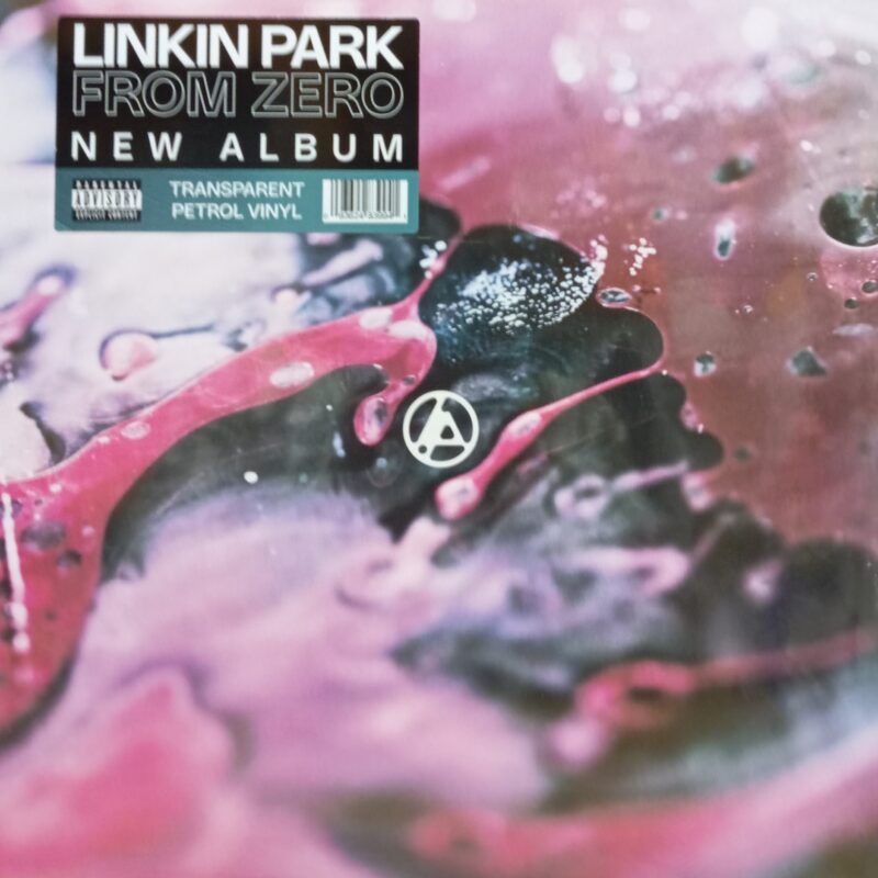 LINKIN PARK FROM ZERO - TRANSPARENT PETROL VINYL BAND ROCK LP