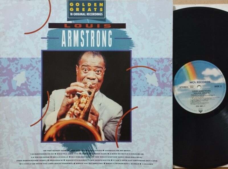 Louis Armstrong – Golden Greats (18 Original Recording) Jazz Lp