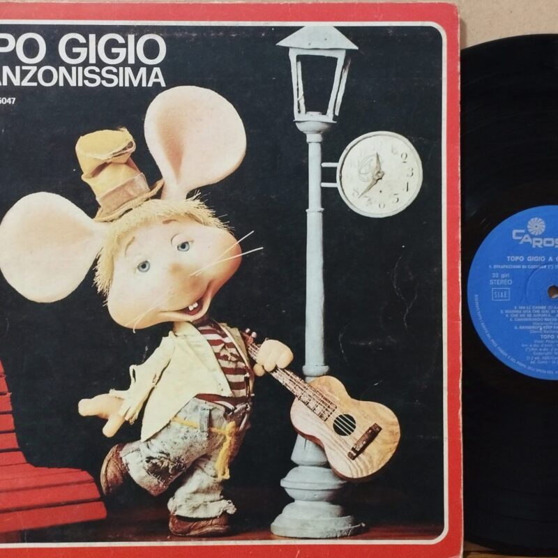 Topo Gigio – Topo Gigio A Canzonissima cartoons lp