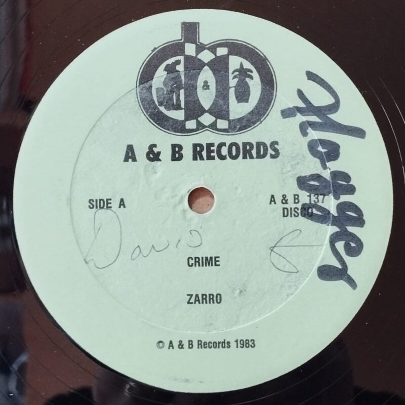 Zarro – Crime 12" disco mix