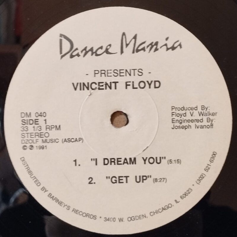 Vincent Floyd – I Dream You 12" disco mix