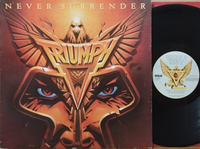 Triumph – Never Surrender Metal Lp