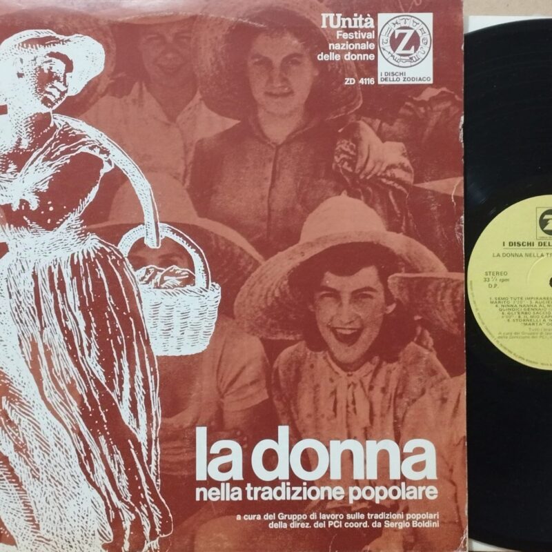 Sergio Boldini – La Donna Nella Tradizione Popolare canti politici lp