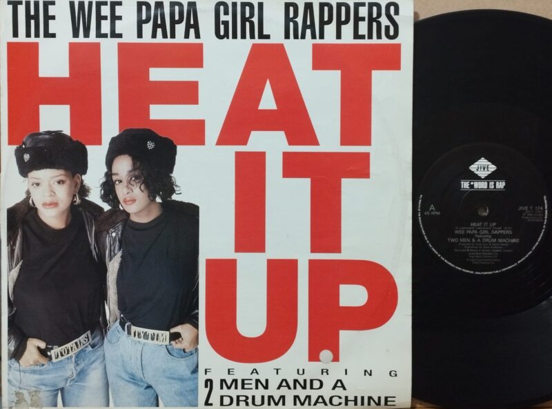 The Wee Papa Girl Rappers Featuring 2 Men And A Drum Machine – Heat It Up - Hip Hop Lp