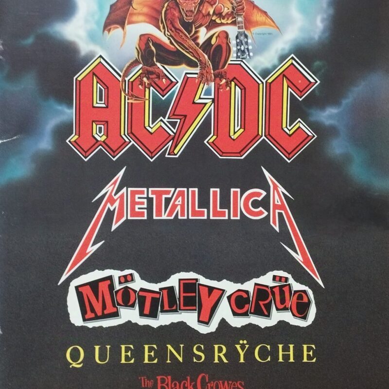 tour book - Donington Monsters of Rock 1991 - book musicali