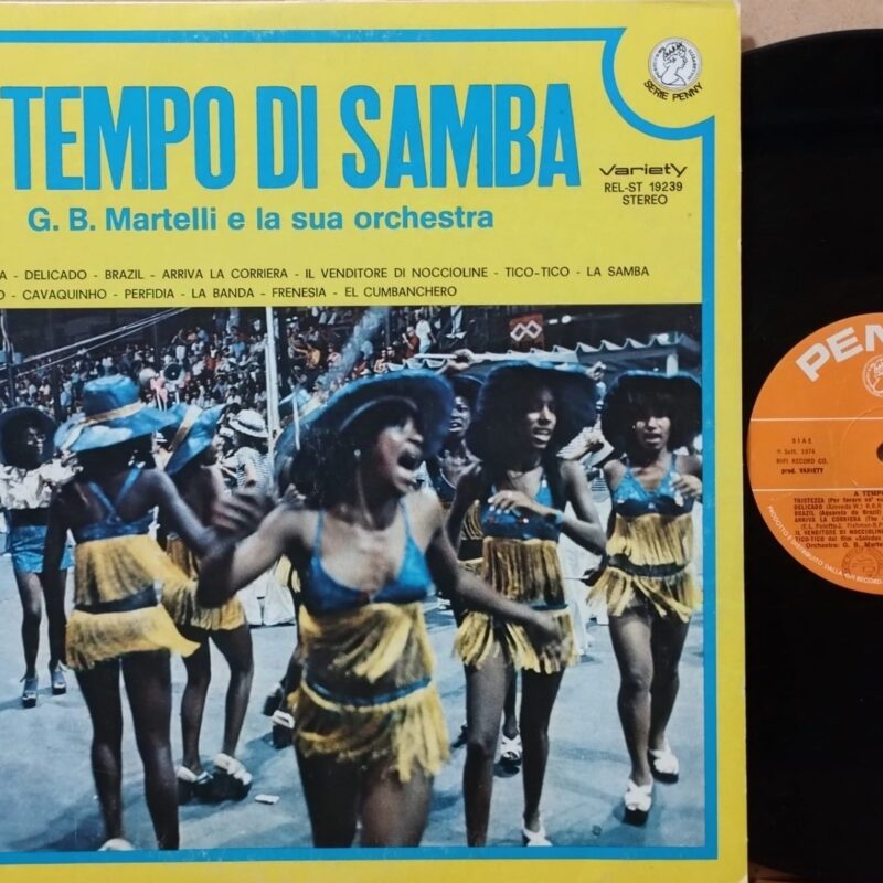 G. B. Martelli E La Sua Orchestra* – A Tempo Di Samba brazilian lp