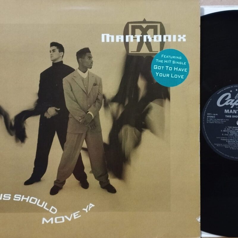 Mantronix – This Should Move Ya hip hop lp