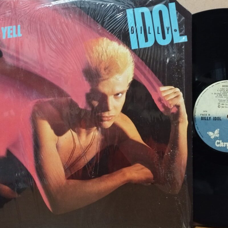 Billy Idol – Rebel Yell uomini rock anni 80 lp