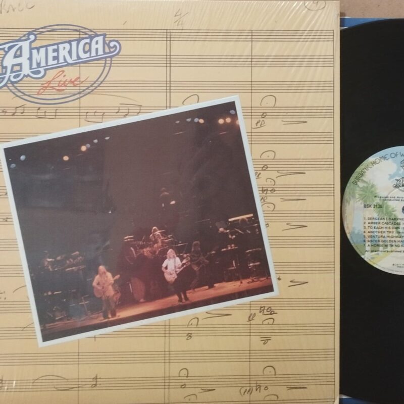 America – Live - band rock anni 70 lp