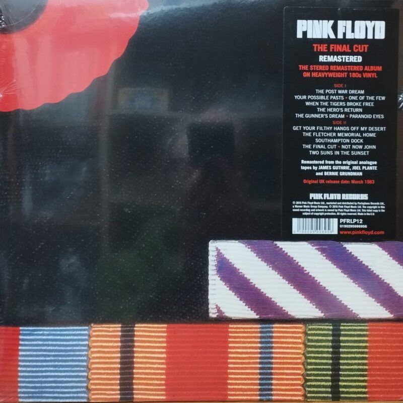 Pink Floyd – The final cut band rock anni 70 lp