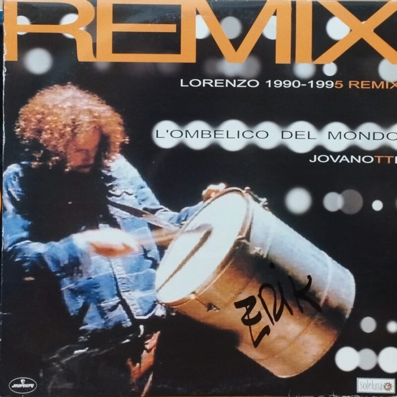 Jovanotti – Lorenzo 1990-1995 Remix - L'Ombelico Del Mondo uomini italiani lp