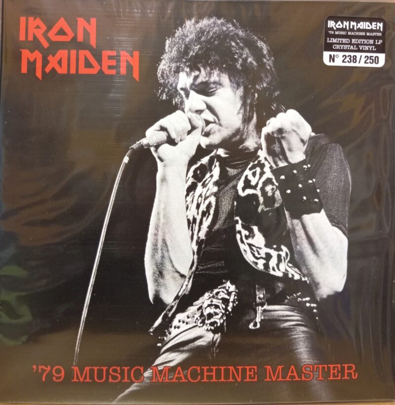 Iron Maiden Music Machine Master - Crystal Vinyl Metal Lp