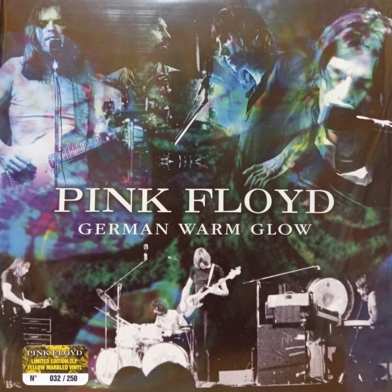 PINK FLOYD GERMAN WARM GLOW - 2 LP YELLOW MARBLED BAND ROCK LP