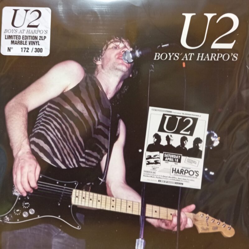 U2 BOYS AT HARPO’S - 2 LP MARBLED BAND ROCK LP