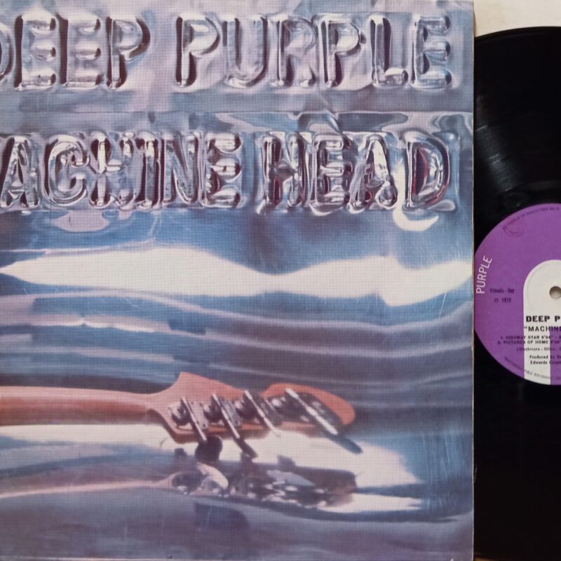 DEEP PURPLE MACHINE HEAD - 1°st ITALY Misprint Reverse Cover BAND ROCK LP