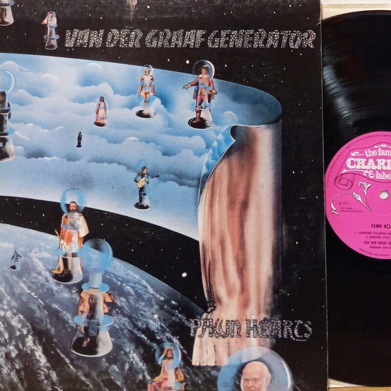 VAN DER GRAAF GENERATOR PAWN HEARTS - 1°st UK Pink Scroll Labels BAND ROCK PROGRESSIVE LP