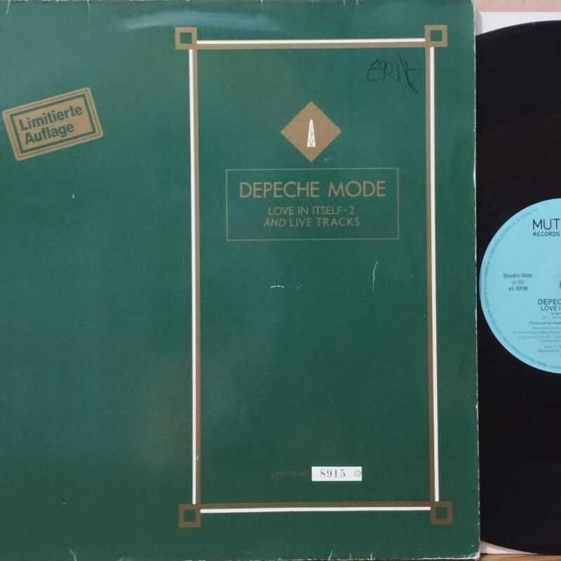 Depeche Mode – Love In Itself · 2 And Live Tracks band rock anni 80 lp