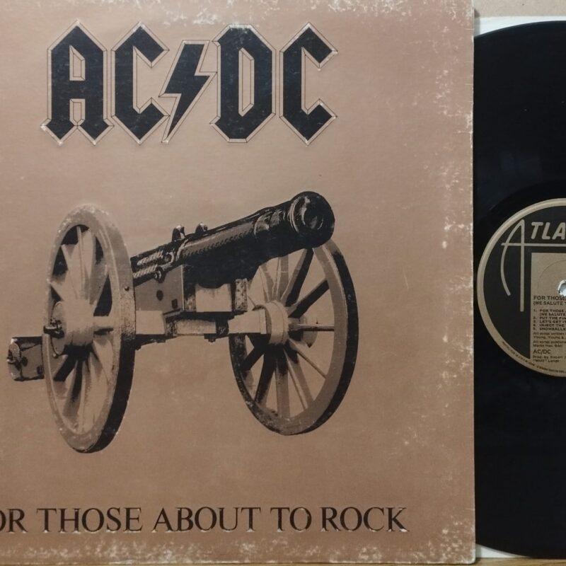 AC/DC – For Those About To Rock We Salute You metal lp