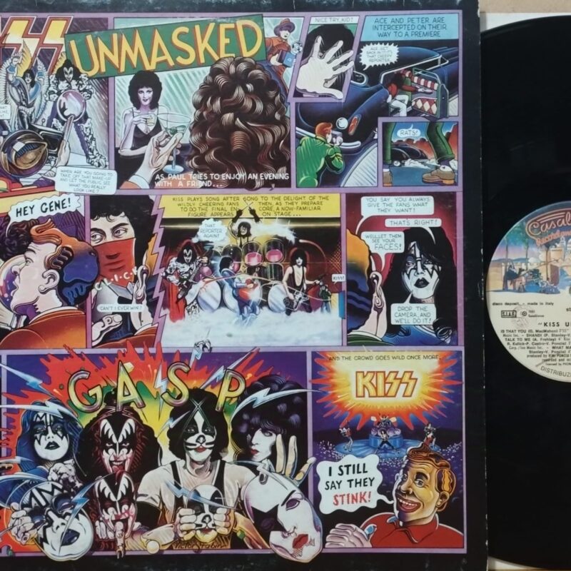 Kiss – Unmasked metal lp