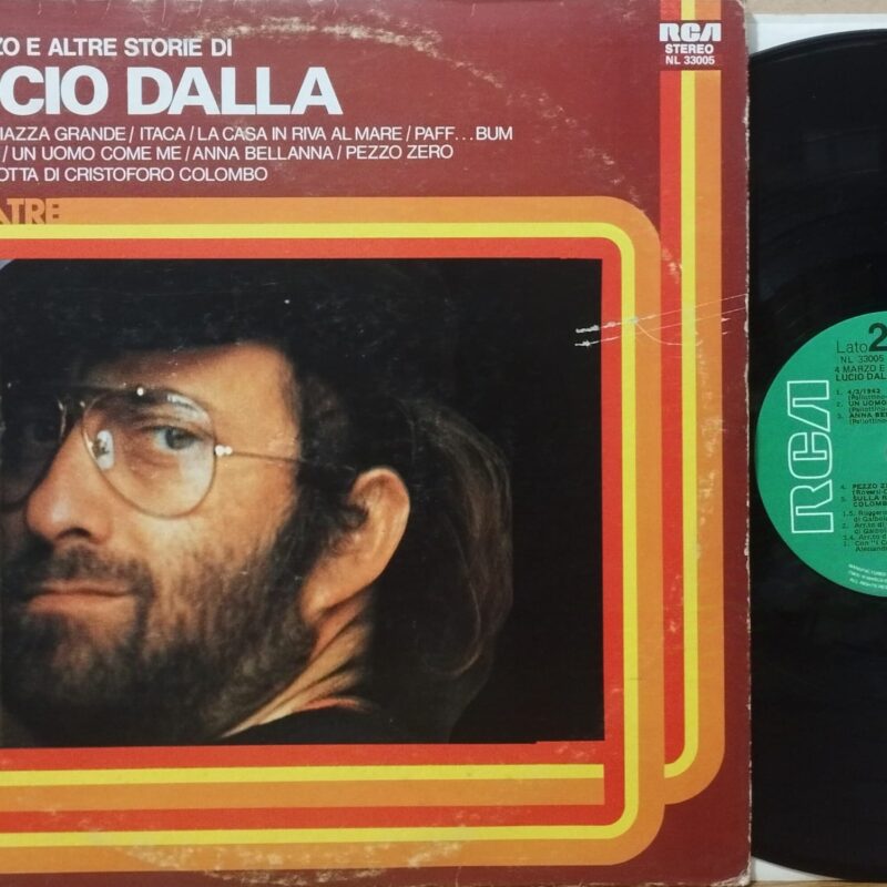 Lucio Dalla – 4 Marzo E Altre Storie Di Lucio Dalla uomini italiani lp