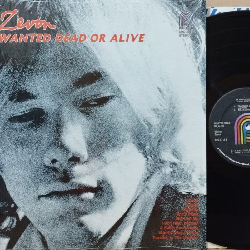 Zevon– Wanted Dead Or Alive - uomini rock anni 70 lp