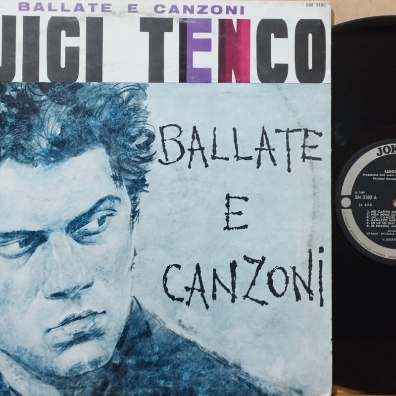 Luigi Tenco – Ballate E Canzoni uomini italiani lp