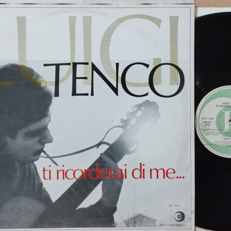 Luigi Tenco – Ti Ricorderai Di Me... uomini italiani lp