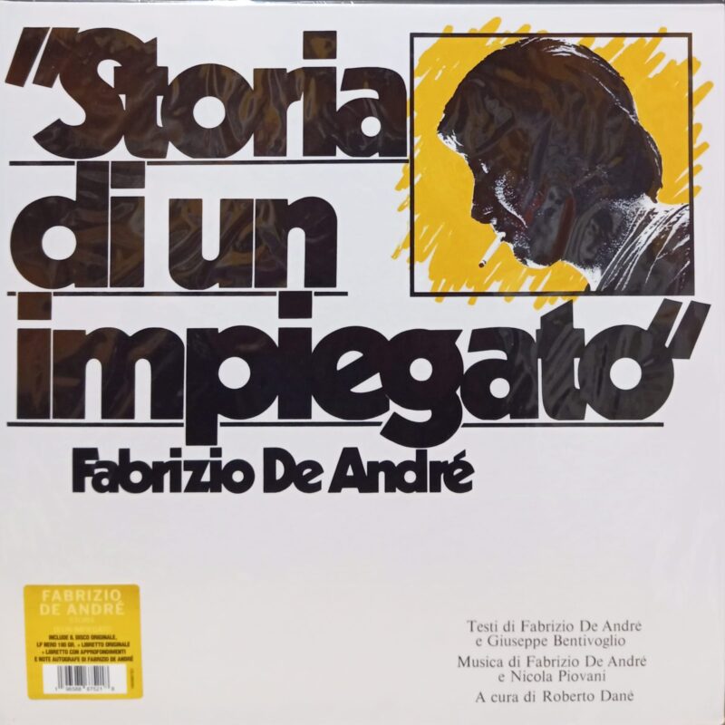 Fabrizio De André – Storia Di Un Impiegato uomini italiani lp