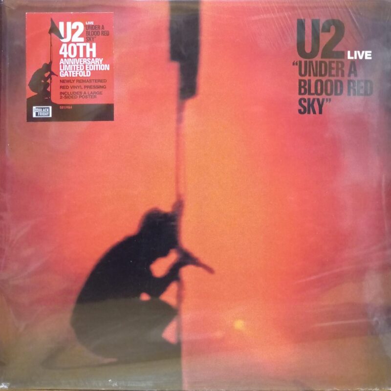 U2 – Live "Under A Blood Red Sky" band rock anni 80 lp