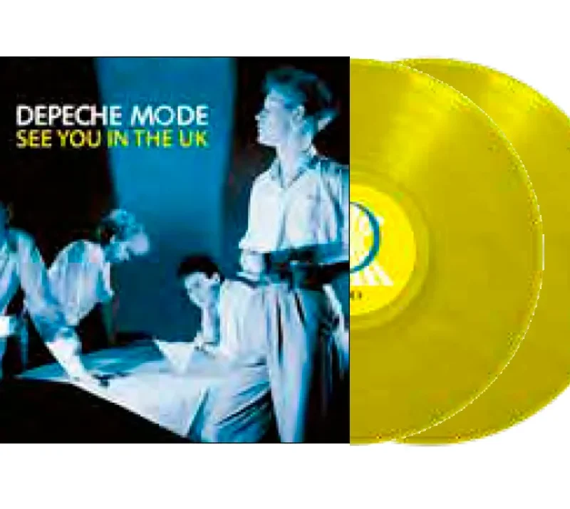 DEPECHE MODE 2xLP See You In The Uk Yellow Coloured band rock anni 80 lp