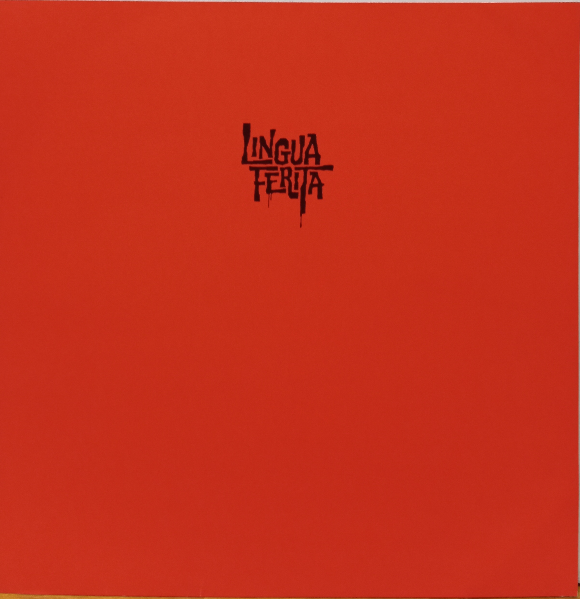 LORD BEAN LINGUA FERITA - RED VINYL HIP HOP LP