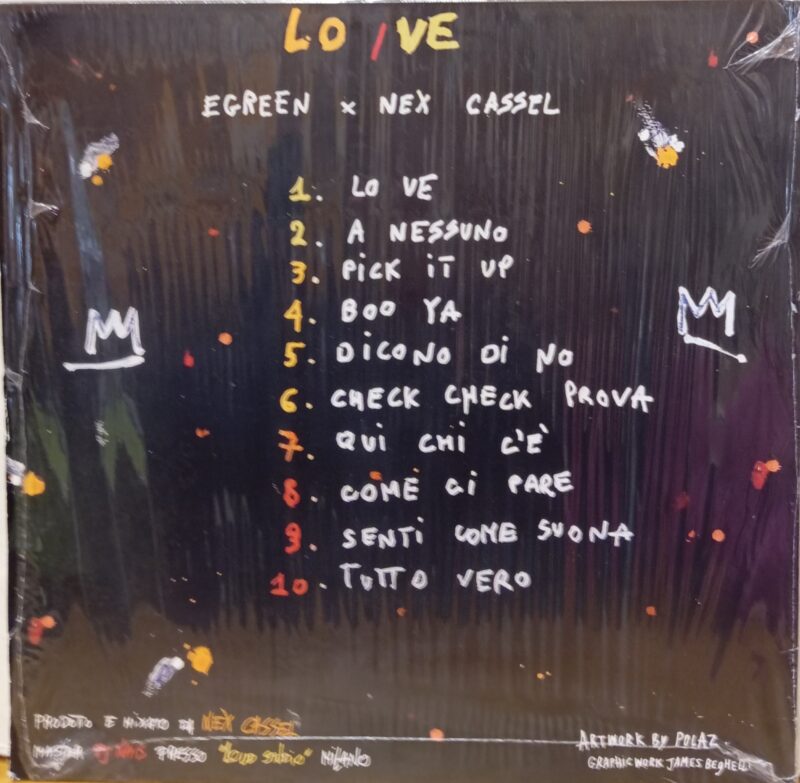 EGREEN NEX CASSEL LO VE - YELLOW VINYL HIP HOP LP