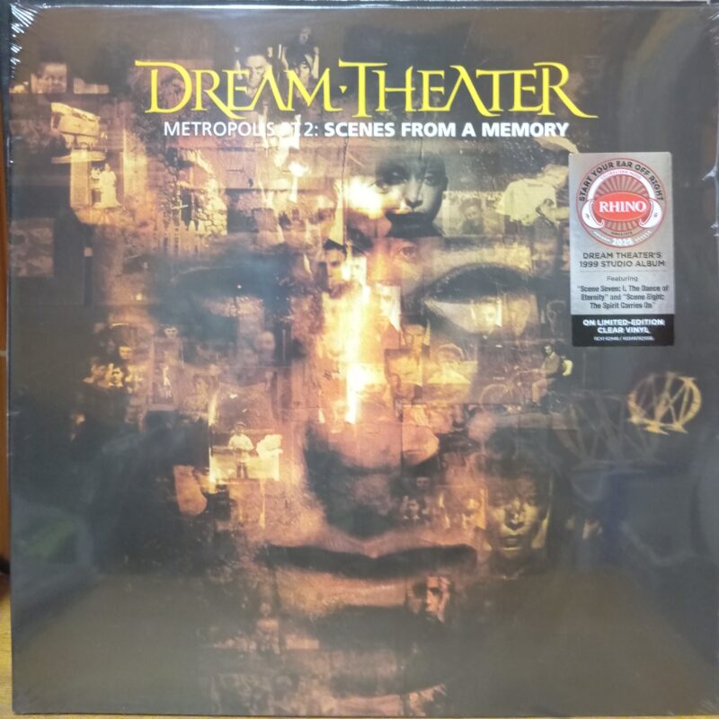 dream theater METROPOLIS PT. 2: SCENES FROM A MEMORY - 2 LP CLEAR VINYL METAL LP