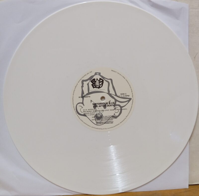 THE NOTORIOUS B.I.G. LIFE AFTER DEATH - 3 LP WHITE VINYL HIP HOP LP