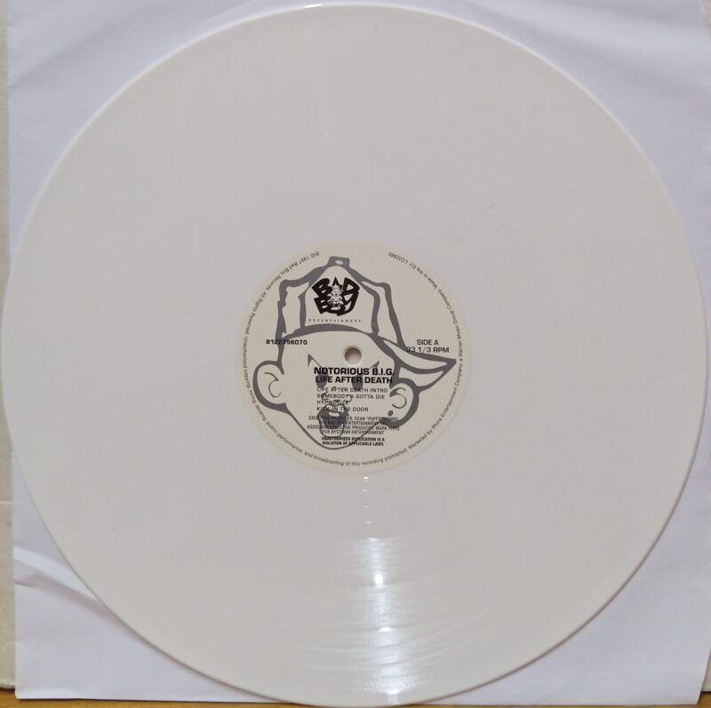 THE NOTORIOUS B.I.G. LIFE AFTER DEATH - 3 LP WHITE VINYL HIP HOP LP