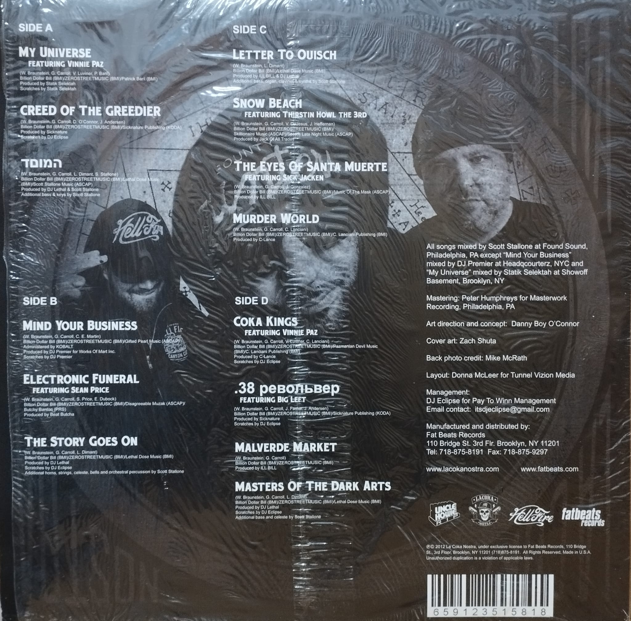 La Coka Nostra – Masters Of The Dark Arts hip hop lp