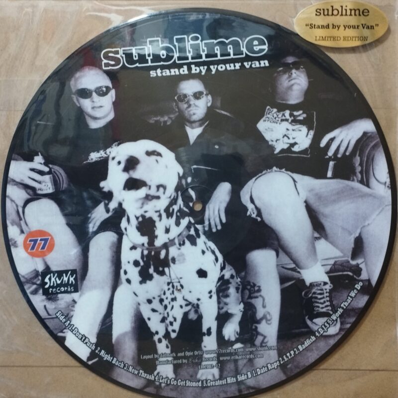 Sublime – Stand By Your Van - punk ska lp